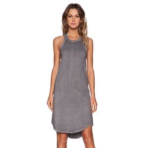 KES Racer Back Tank Dress In Graphite Gray Small